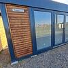 Module Préfabriqué de 13 m2 – Bardage Bois, Toit Plat + Façade Vitrée