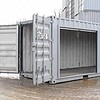 Conteneur de stockage 20 pieds avec portes roulantes