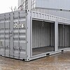 Conteneur de stockage 20 pieds avec portes roulantes