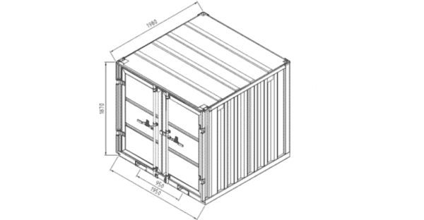 Container 6 Pieds Neuf