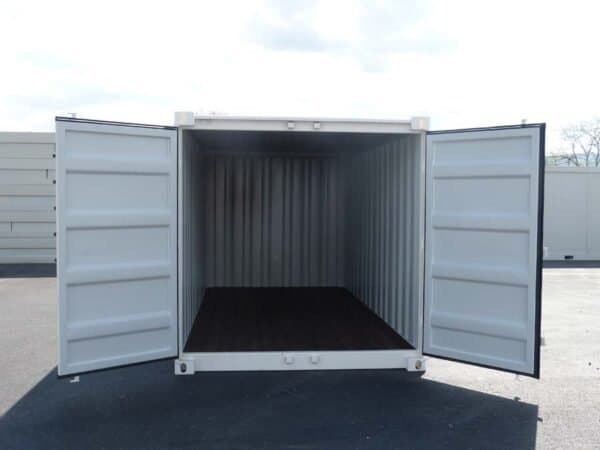 Conteneur de stockage 15 pieds – Blanc