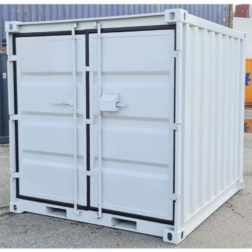 fp8.jpg Container de Stockage 8 Pieds Blanc | Conteneur Compact Coloris RAL 9010