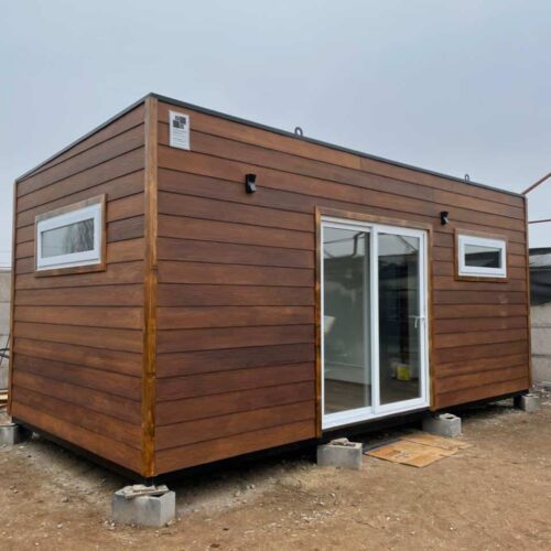 100.-Cabana-Atenas-18m2 Conteneur Modulaire Athènes 18 m² (6 × 3 m) – Module Habitable Clé en Main